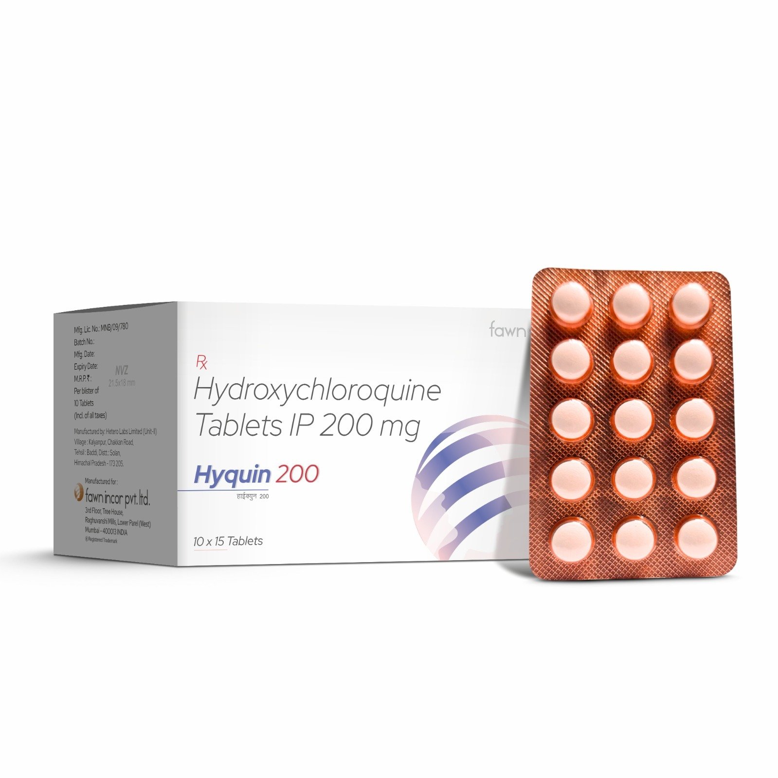 Hydroxychloroquine Tablets IP 200 Mg - HYQUIN 200