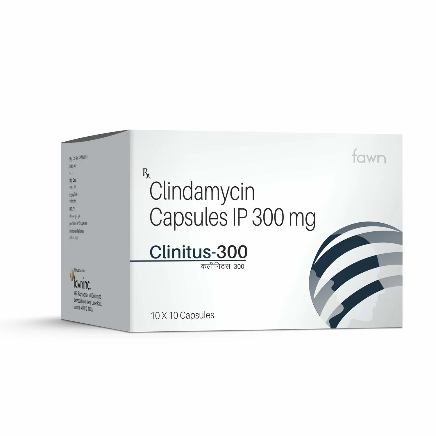 Clindamycin Capsules I.P. 300 Mg - CLINITUS 300