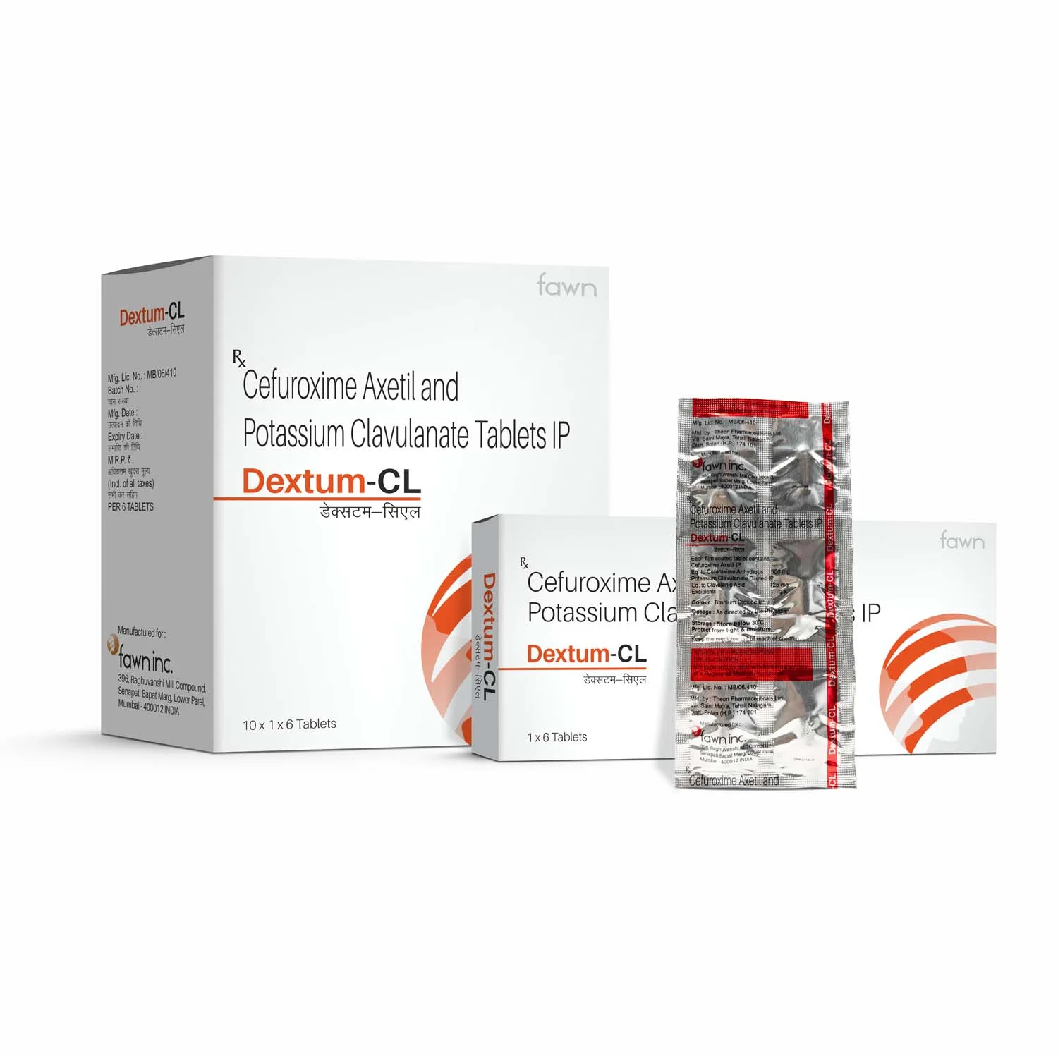 Cefuroxime Axetil & Potassium Clavulanate Tablets IP - DEXTUM CL