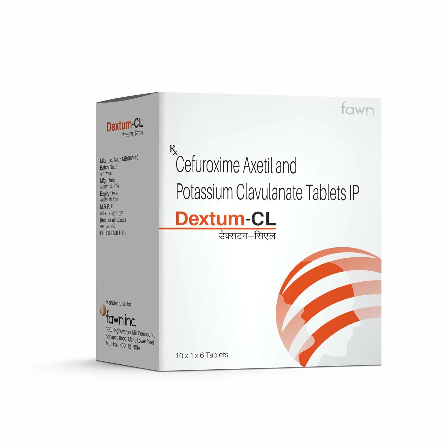 Cefuroxime Axetil & Potassium Clavulanate Tablets IP - DEXTUM CL