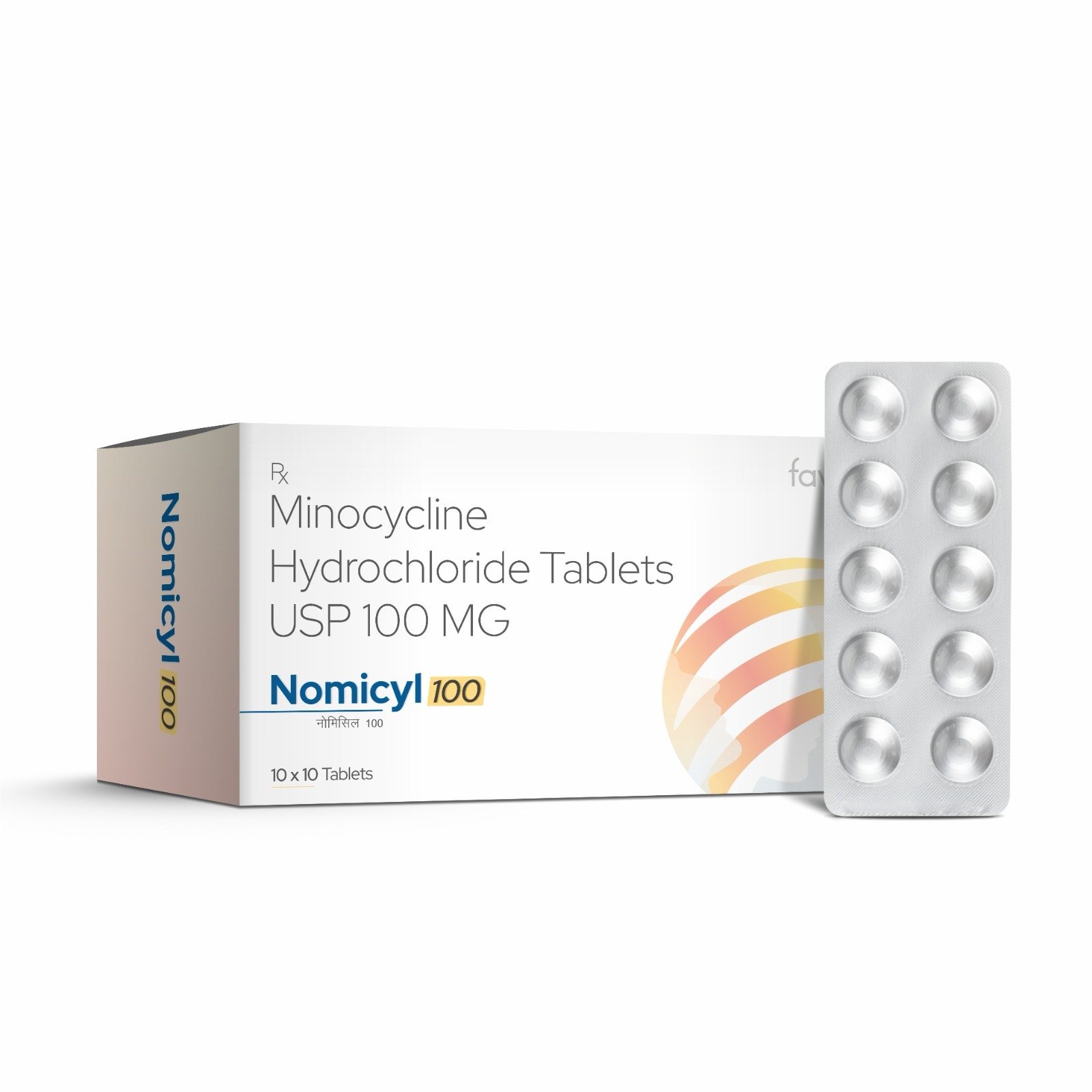 Minocycline Hydrochloride Tablets USP 100 Mg - NOMICYL 100