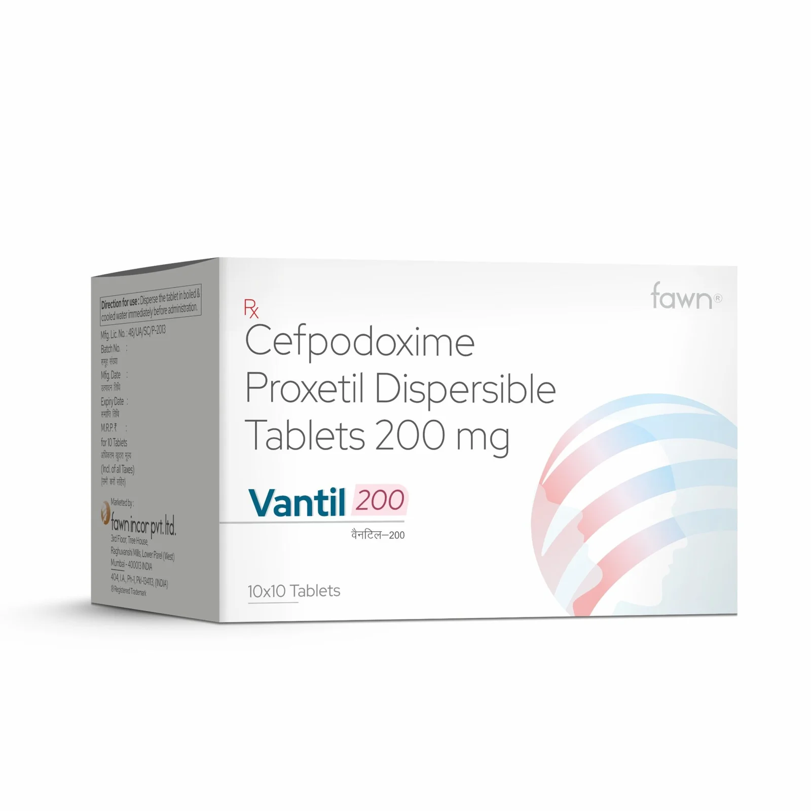 Cefpodoxime Proxetil Dispersible Tablets 200 Mg - VANTIL 200