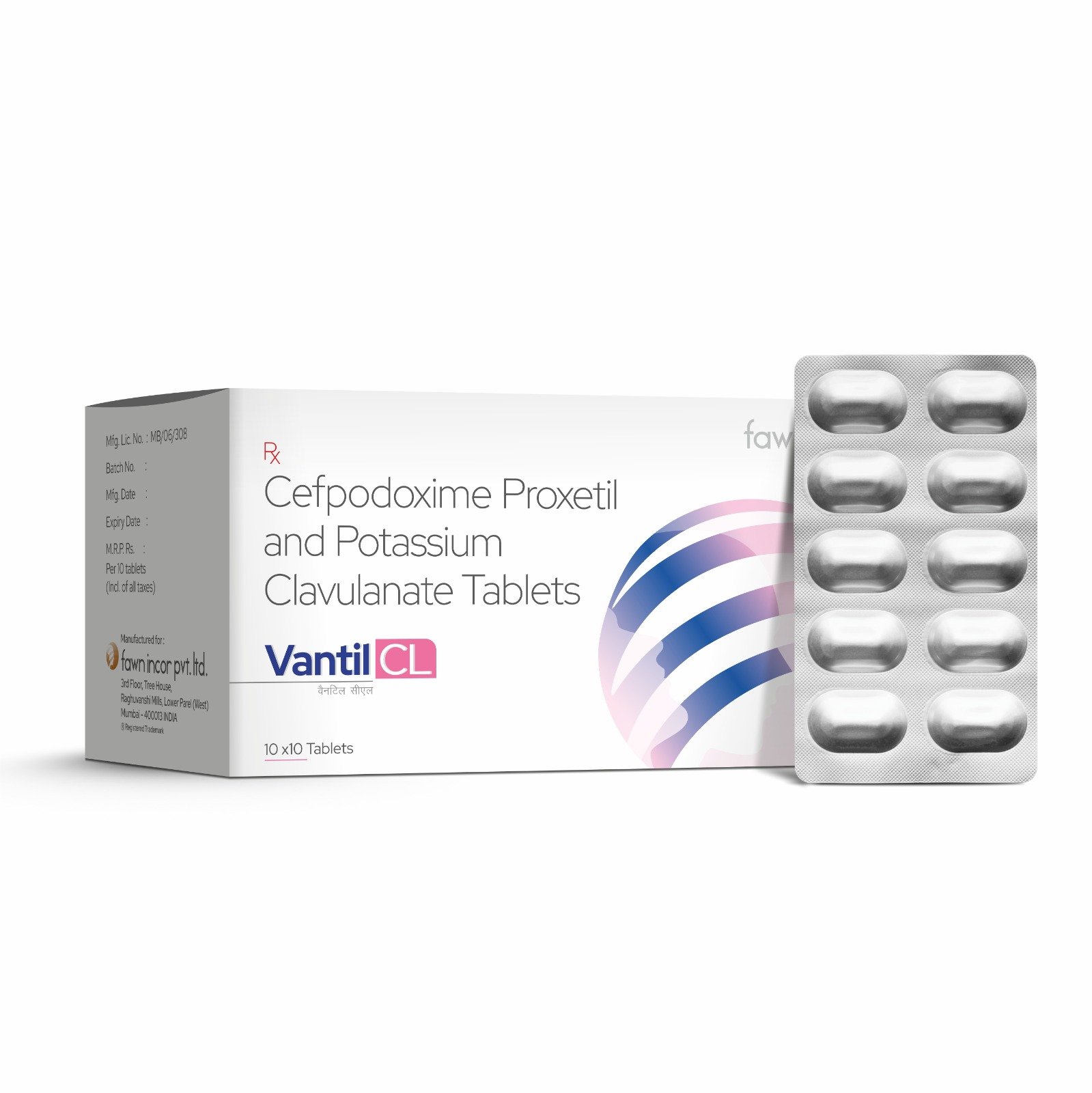 Cefpodoxime Proxetil & Potassium Clavulanate Tablets - VANTIL CL