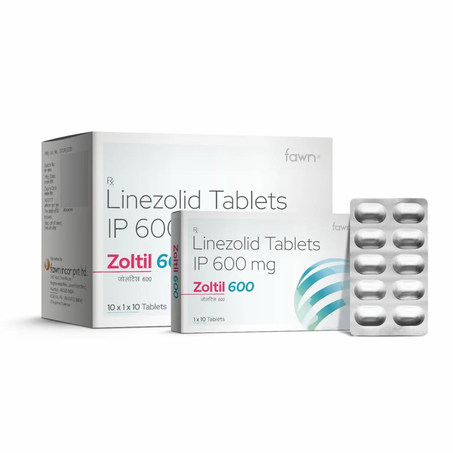 Linezolid Tablets IP 600 MG - ZOLTIL 600