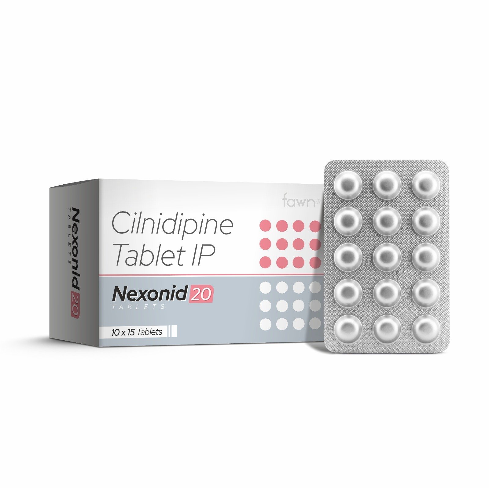 Cilnidipine Tablets IP 20 Mg – NEXONID 20 Tablets
