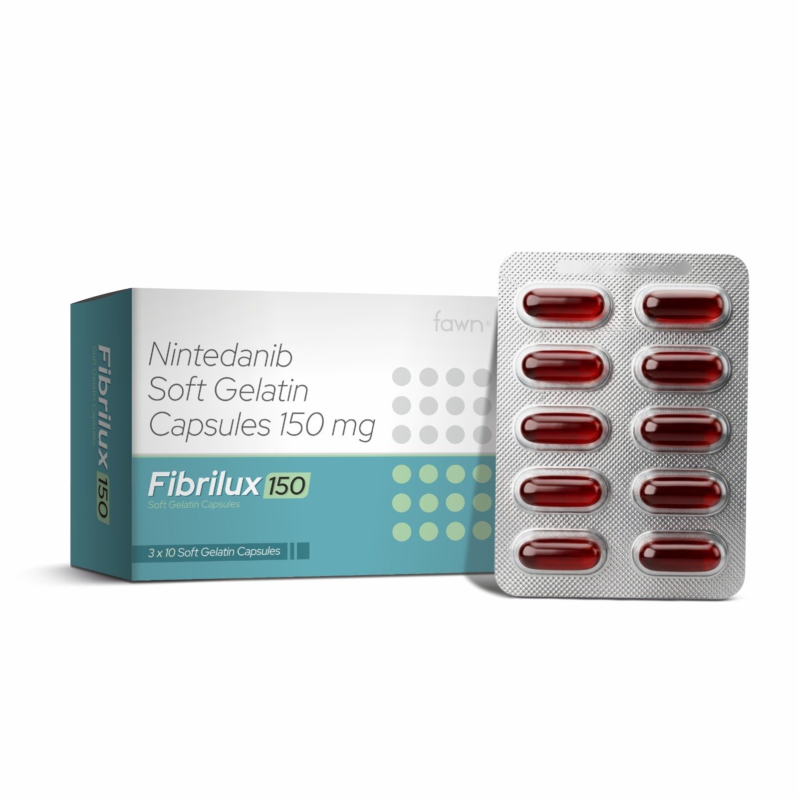 Nintedanib Soft Gelatin Capsules 150 Mg – FIBRILUX 150 Mg