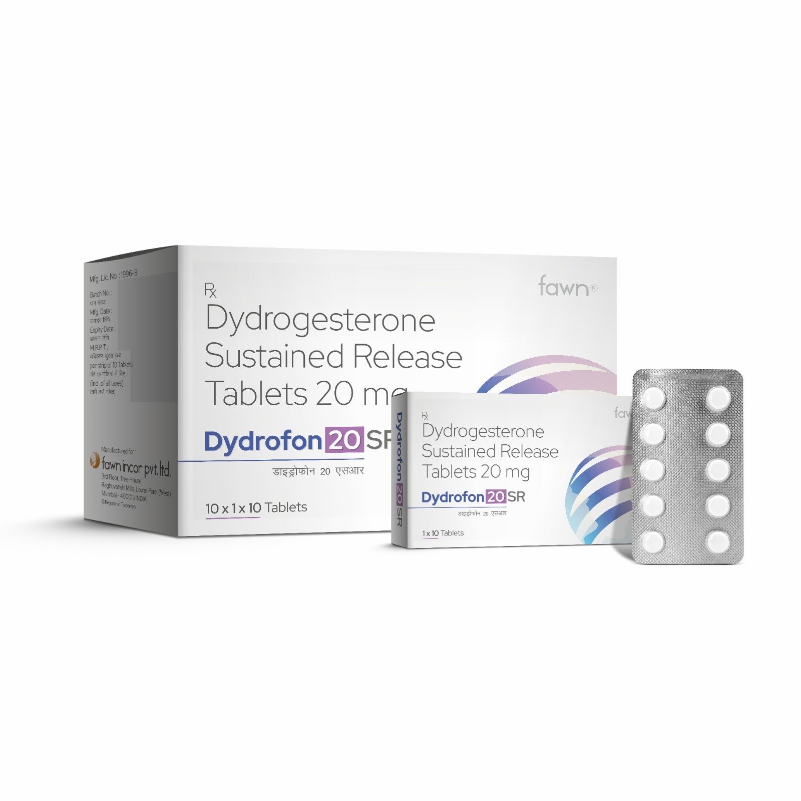 Dydrogesterone Sustained Release Tablets 20 Mg – DYDROFON 20 SR Tablets
